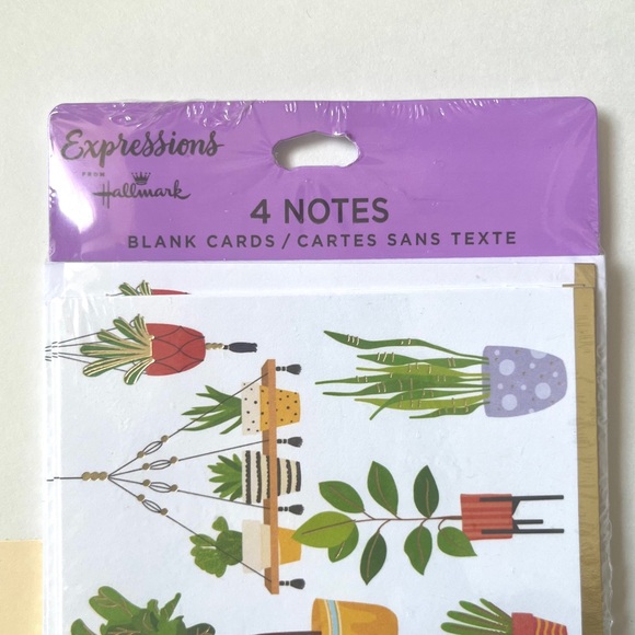 🏷️ Hallmark plants 🪴 thank you cards & envelopes set of 4 - Picture 6 of 11
